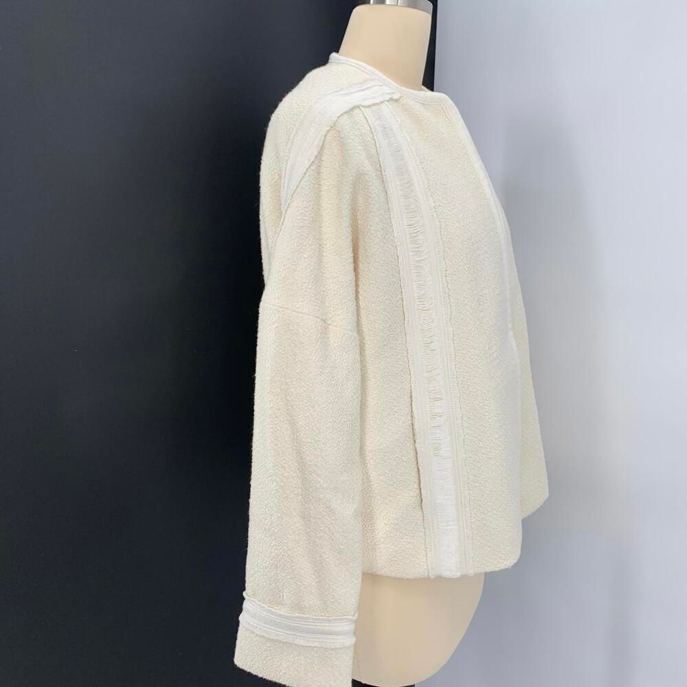 VINCE white cardigan jacket blaser sz 8 or m womens - Picture 4 of 9